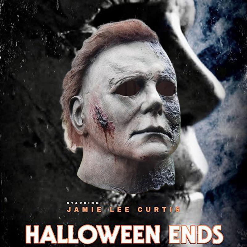Halloween Ends Michael Myers Maske Hochdetailliertes Latex-Requisit für Cosplay und Partys