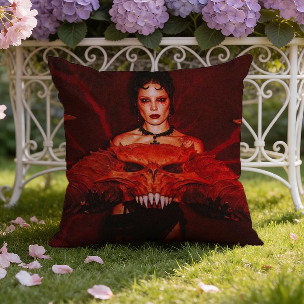Singer H-Halsey Cushion Cover Home & Car Dual-Scene Pillow Cover: Reversible for Premium Comfort