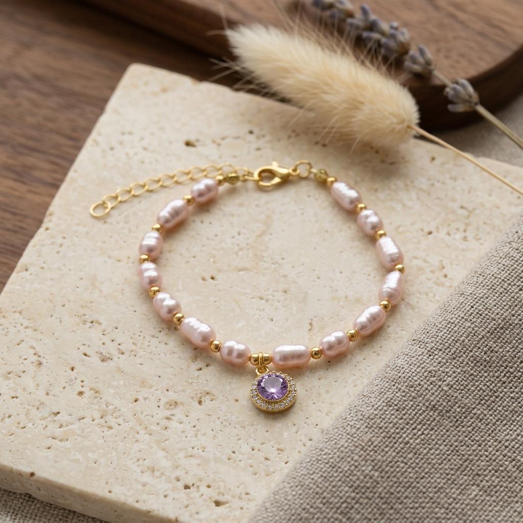 Women s Baroque Irregular Pearl Bracelet – High-End French Niche Design
