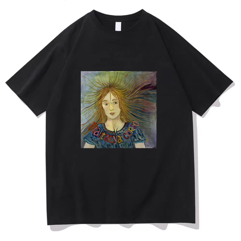 Maya Hawke MAITREYA CORSO T Shirts Fan Fashion Merch Clothing pure Cotton Soft Tee Women Unisex Casual Short Sleeve Top Y2K S