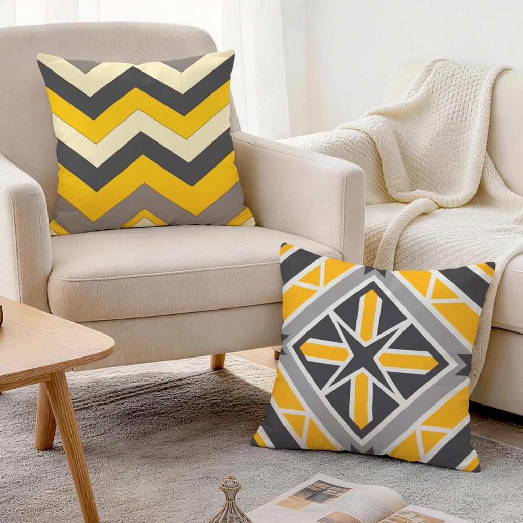 Abstract Geometry Cushions Pillowcase Polyester Cushion Cover Throw Pillow Pillowcover Home Car Sofa Decor