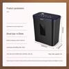 Deli Desktop Mini Cross-Cut Paper Shredder