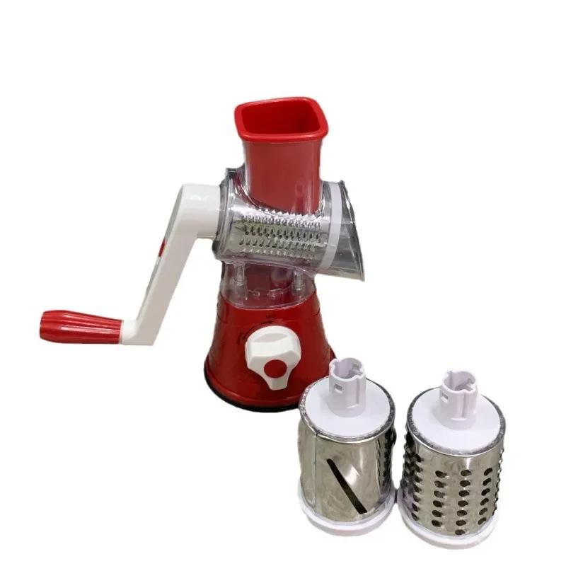 1pc Household hand stirring meat crusher blade roller hand vegetable cutter Plastic mincing meat kitchen mincing garlic
