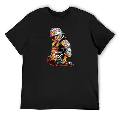 Blazing Oscar Piastri T-Shirt Funny Costumes Customs Design Your Own Luxury T-shirt Mens Designer T Shirt
