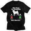 My Pug Is Calling T Shirt Men Short Sleeves Pure Cotton Tshirt Casual Animal Dog Lover Tees Streetwear Tshirt For Husband