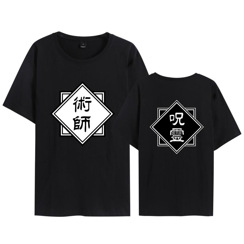 

Футболка с принтом Jujutsu Kaisen для женщин и мужчин, унисекс, повседневная, модная, уличный стиль, с коротким рукавом XS чёрный