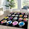 Digital Circus Floor Rug Office Rug Design for Playrooms Game Room Balcony Foyer Anti-slip Rug Decorate Offices Perfect Gift for Friends & Family