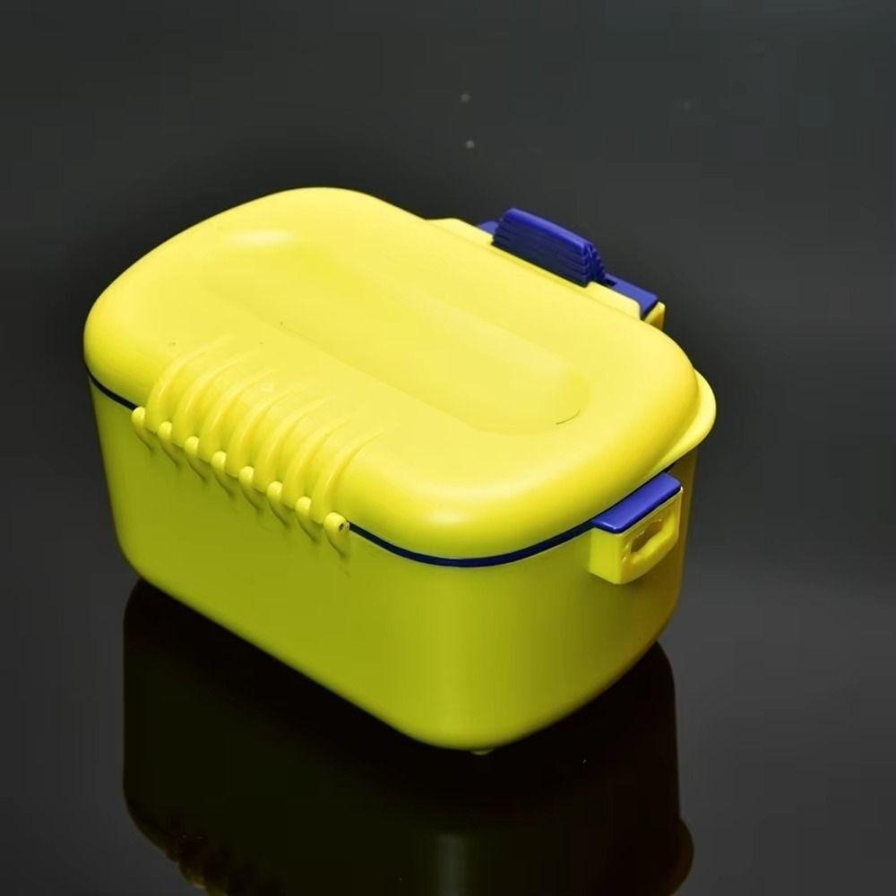 Storage Container Fishing Bait Box Moisture-Retaining Live Baits Box Fishing Supplies жёлтый