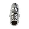 NITTO Male Thread Adapter Air Fitting Coupling Silver