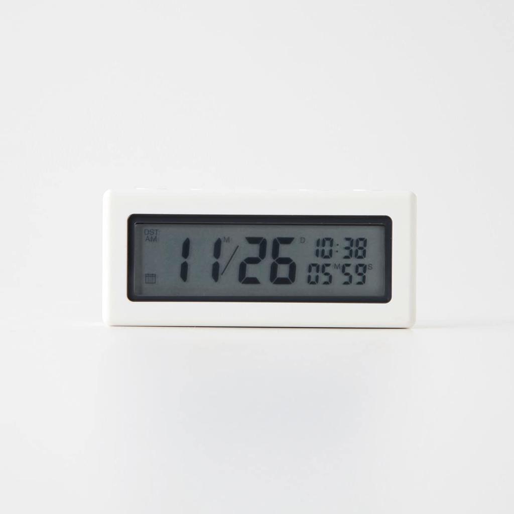 MUJI Digital Timer Clock, White/Model Number: DKC-52 37494527