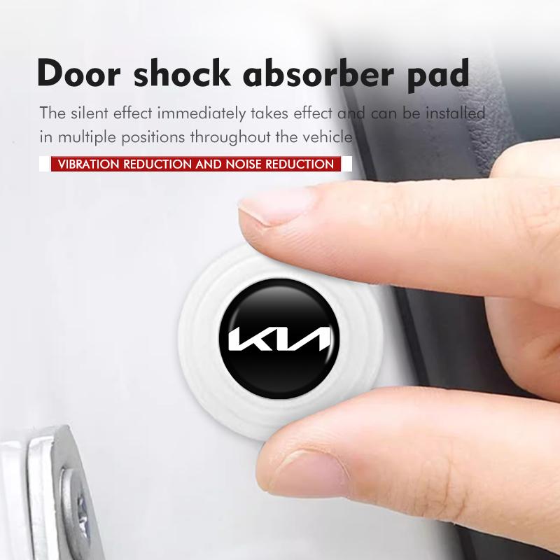 CAUWZ1 For KIA Car Exterior Accessories Door Anti-niose Pad Soundproof Cushion Rio K5 K2 Sportage Ceed Sorento Picanto Stinger Soul