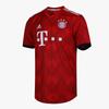 Adidas Bayern Fc Monchen Fcb H Au Jsy Casual Comfortable Sports Short Sleeve Football Shirt Men Tops Red CF5432