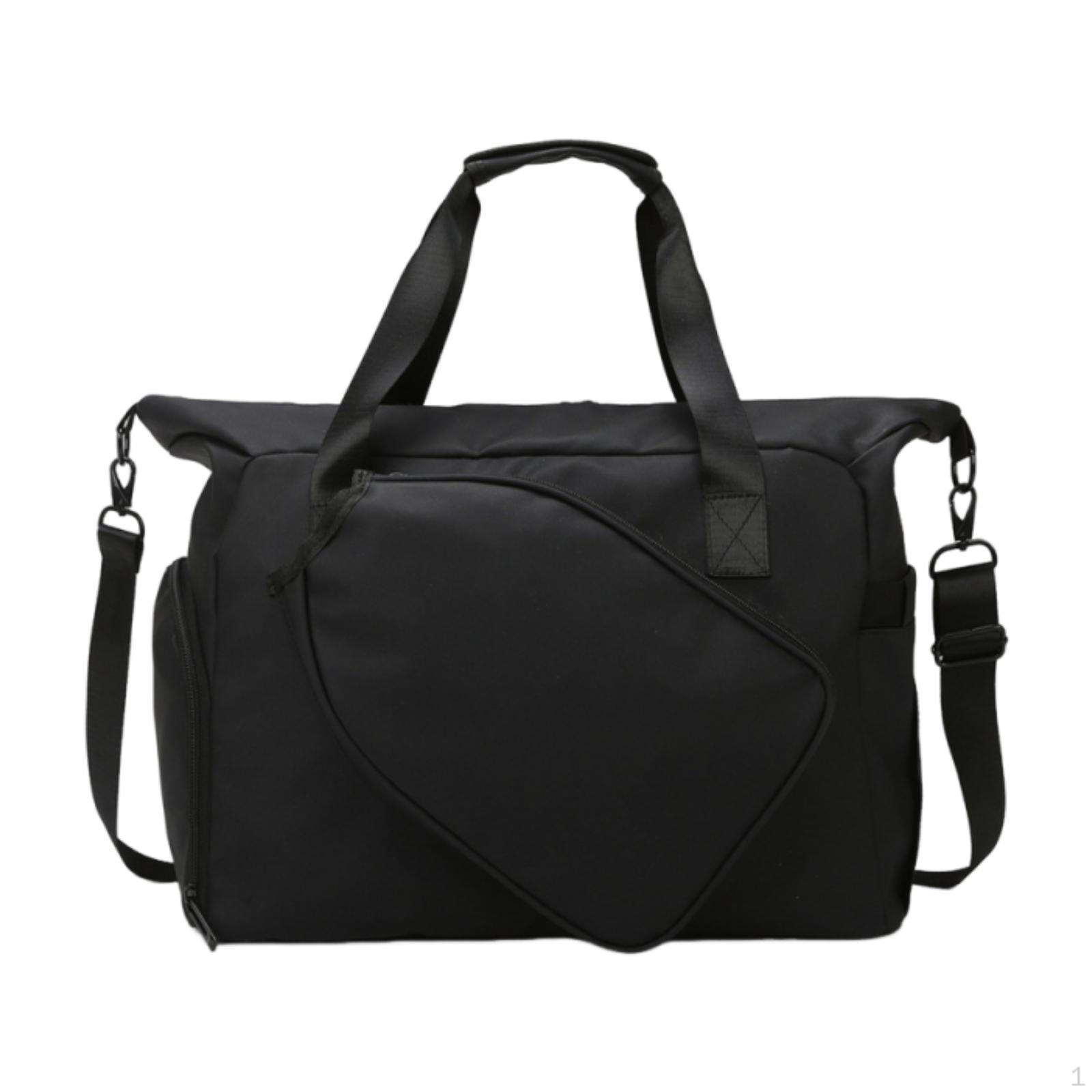 

Large Pickleball Storage Bag Tennis Carrier for Adults And Women чёрный