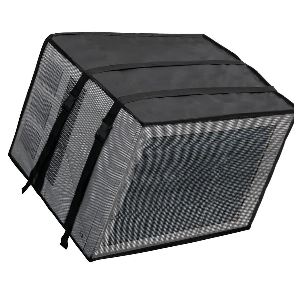 Weatherproof Ventilated Outdoor Air-Conditioning Cover With Adjustable Fasteners Aircon Protector Polyester Defender
