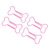 100Pcs Bone Shaped Paper Clips Pink Cute Paper Clips Stationery Accessories Mini Paper Clips  Office