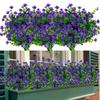3 Bündel Mehrfarbige Künstliche Blumen Plastik 34cm Realistische Simulation Florale Sträuße Eukalyptus Kamelie Rose