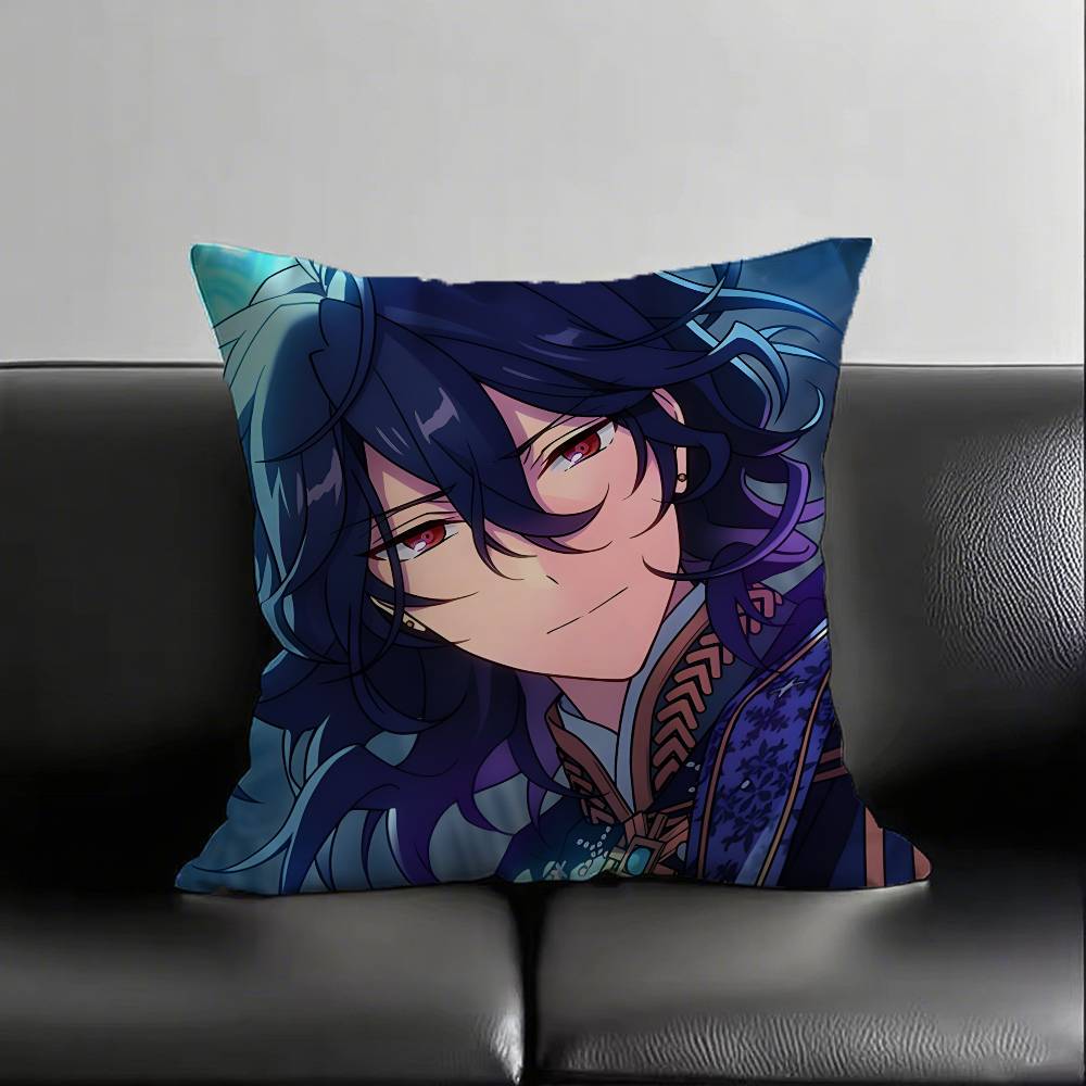 1pc Rei Sakuma Pillow Case Fashion Square Pillowcase Bedroom Sofa Room Ins Decoration Leisure