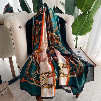 Print Scarf Retro Large Women's Shawl Beach Towel
