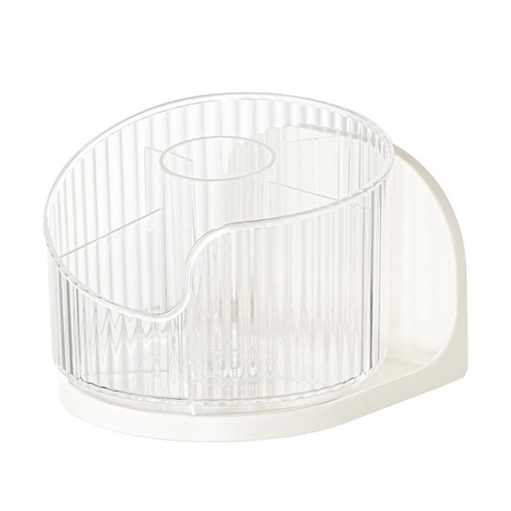 

Wall-mounted Makeup Box Dust-proof Dressing Table Cosmetics Compartment New Desktop Storage Box прозорий