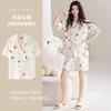 Pure Cotton Pajamas Women's Summer with Chest Pads, Short-sleeved Shorts, New Models Can Be Worn Outside, Loungewear Suit, Summer Thin Models