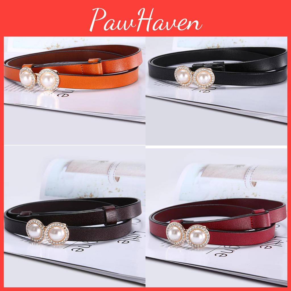 Fashion Womens Leather Belt With Smooth Buckle For Casual Wear And Dress Enhancement