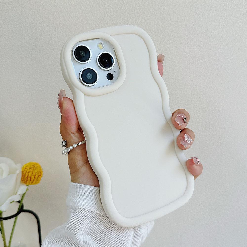 Wave Side Liquid Silicone Phone Case On For Motorola Moto G04 G14 G24 G34 G54 G84 5G G82 G52 G22 G32 G53 G23 G13 G04S Back Cover