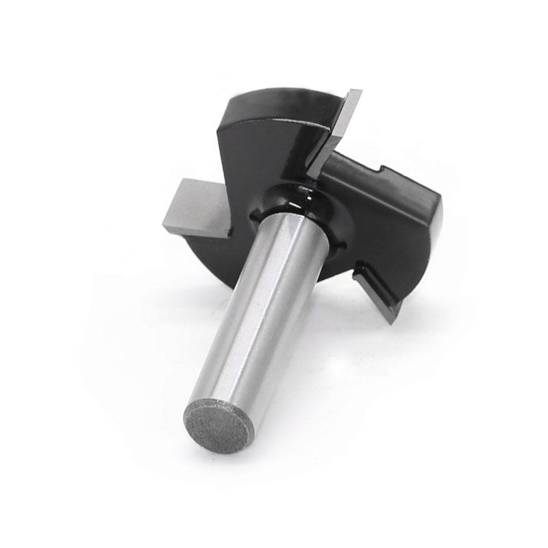 Фрези для наплавлення спойлборду 1/2 дюйма 12 мм хвостовика 2 дюйми Діаметр різання Плита для вирівнювання фрез Стругання для деревини