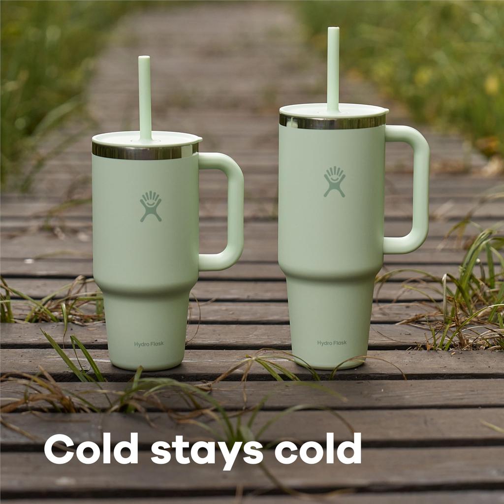 Tumbler Bottle All Around Travel Tumbler 32oz 946ml Botanical Bliss Agave Insulated Cold Straw Handle Japanese (Authentic Product)