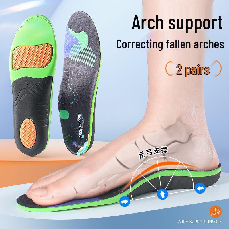 Branțuri ortopedice ultra-moi cu suport pentru arcadă pentru bărbați și femei - Tampoane pentru călcâi anti-oboseală pentru picioare plate