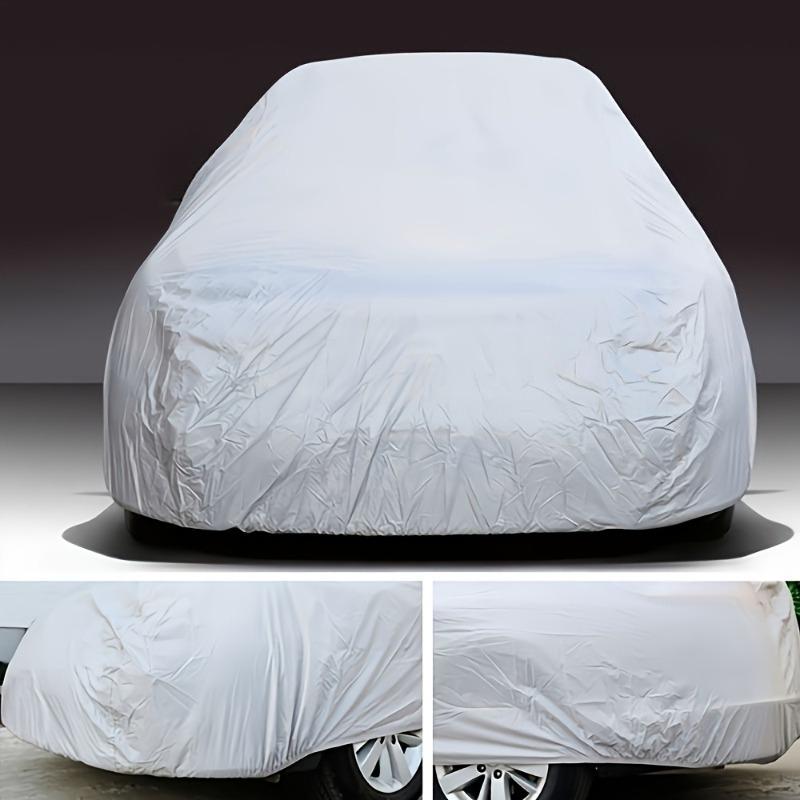 Universal Car Cover All Weather Protection Waterproof Dustproof UV Resistant for Outdoor Parking