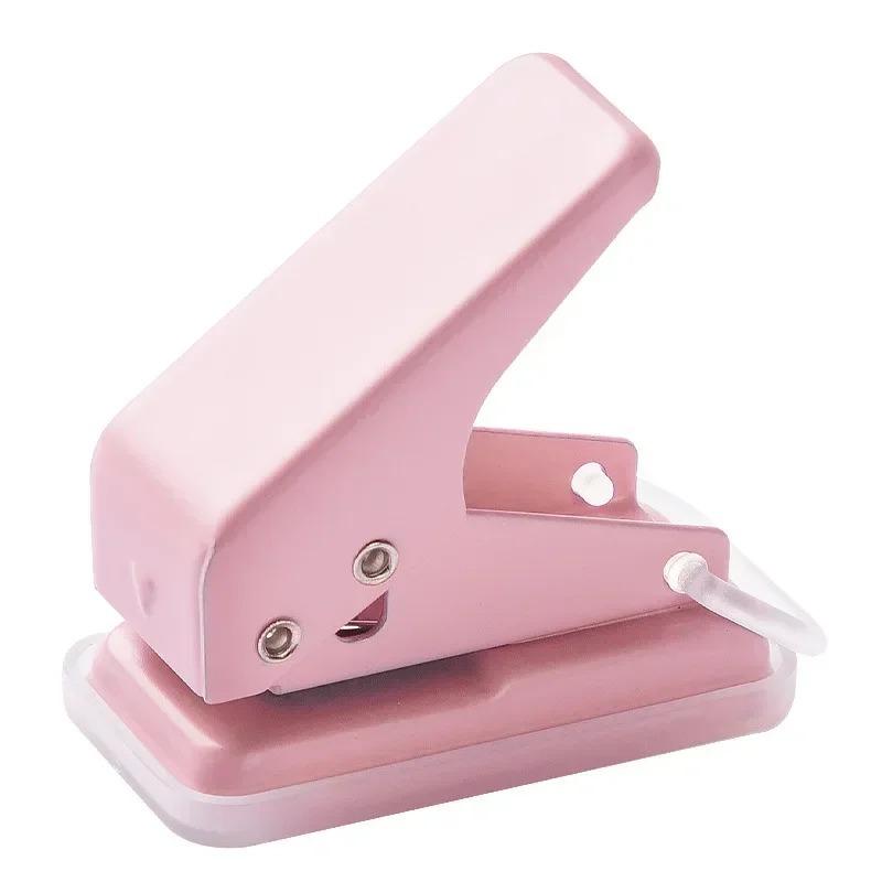 Mini Hole Punch 1 Hole Cute Paper Punch Portable Round Hole Puncher Paper Cutter Kawaii Office School Supplies Stationery Items