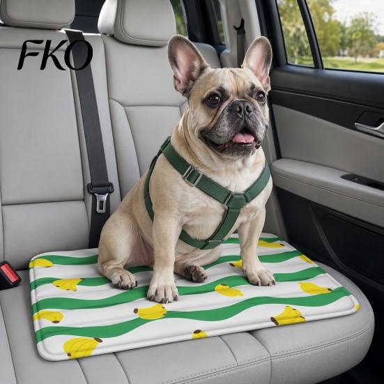 Easy Clean Pet Mat Cooling Gel Mat, Waterproof Dog Bed, Summer Heat Dissipation Pad Cooler for Cats Dogs Home Car Travel Use Cat
