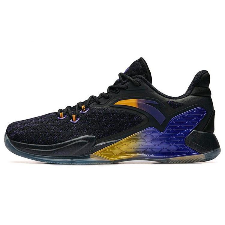 

Anta RR5 Rajon Rondo 5 Non slip Lightweight Low top Performance Basketball Shoes Men s Black Purple 11911160R-4 39