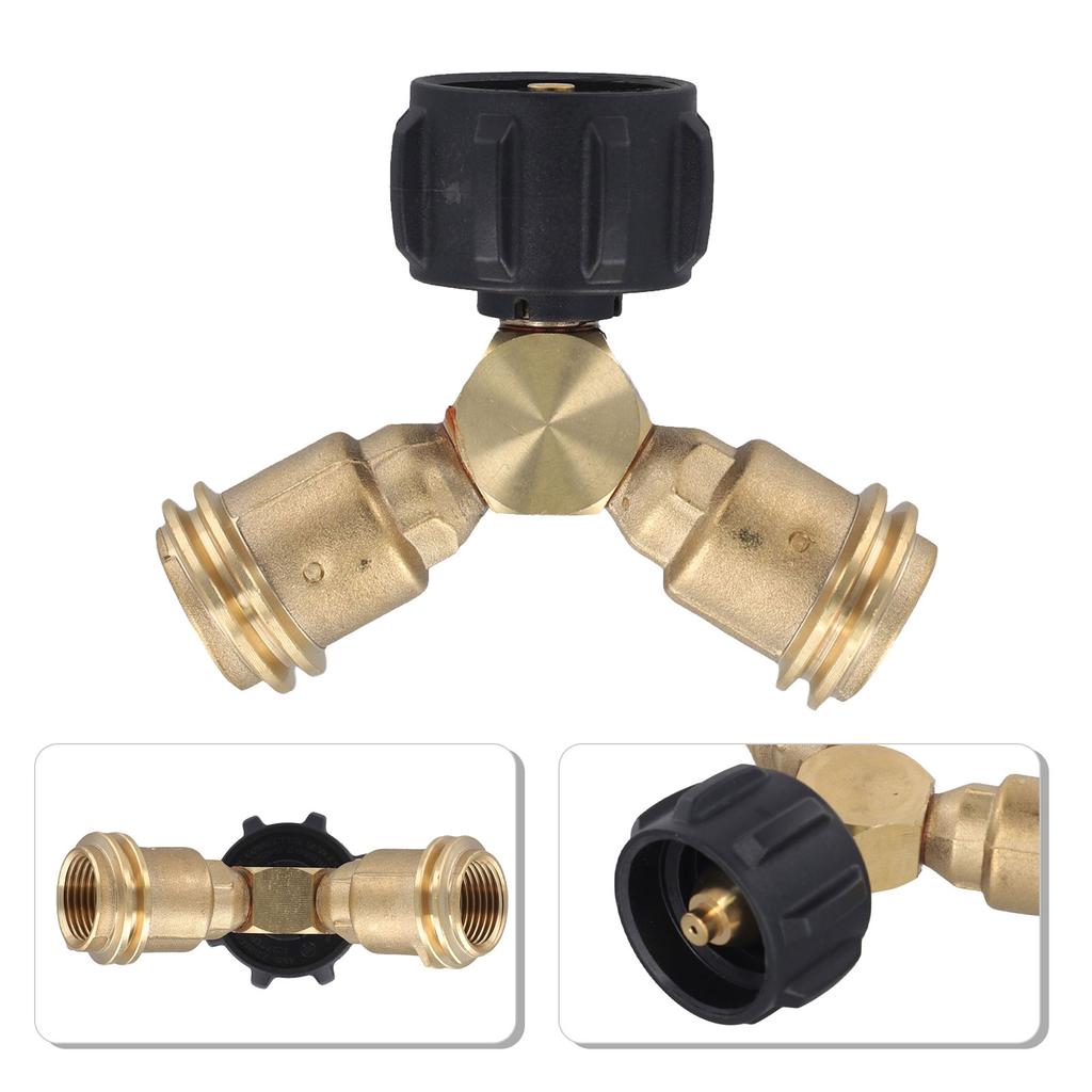 Connectors Compatibility Propane Tank Y Splitter Adapter Compatibility Compatibility Easy Installation High Quality