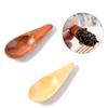 1PC Wood Mini Tea Spoon Condiment Scoop Flatware Coffee Tea Small Mini Sugar Spoon Coffee Spoon Kitchen Gadgets