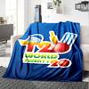 1pc Blanket - T20 Cricket  Print Design,Lightweight Blanket for Sofa,Bed- Soft &Warm,Gift for All Seasons