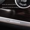 WDM2 PU Car Emblem Stickers Auto Interior Decoration Decal  For Honda Civic Accord Crosstour Spirior Odyssey Avancier UR-V Sienna