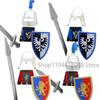 Medieval Military Noble Knights Building Blocks Figures Accessories Helmet Armor Shield Sword MOC Bricks Toys Friends Gifts
