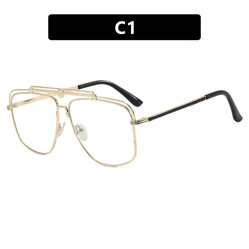 Vintage Fashion Woman and Man Sunglasses Active Orange Color Full Frame Multi Color Eye Wear Luxury Style
