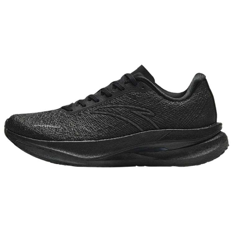 ANTA Men Professional Cushioning Breathable Running Shoes Pure Black 112415580-6 39