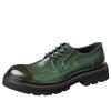 Dress Leather Shoes Men'S Business Casual Shoes Genuine Leather Cowhide Breathable Thick-Soled British Heightening Tooling Shoes