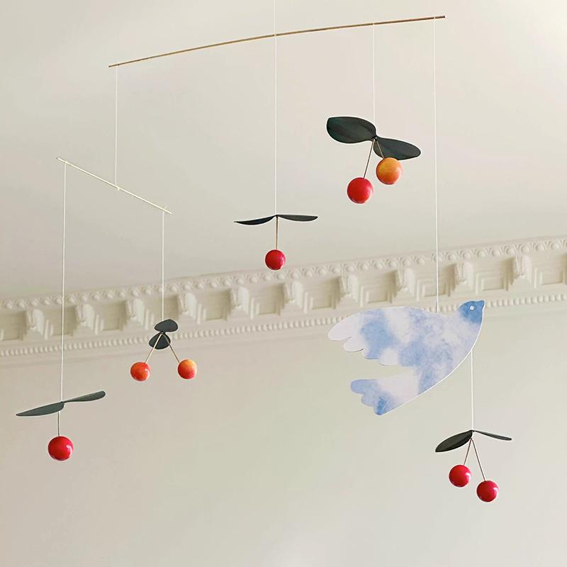 Peace Dove Wind Chimes Modern Cherry Bird Wind Chime Interior Luxury Decorative Hanging Bell Minimalist Aesthetic Hanging Bells