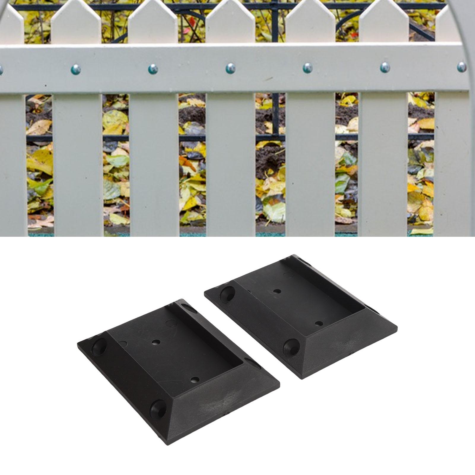 

40 Pcs Deck Railing Connectors Nylon Railing Wood Post Brackets for Garden Fence Porch Pergola Arbors Carport