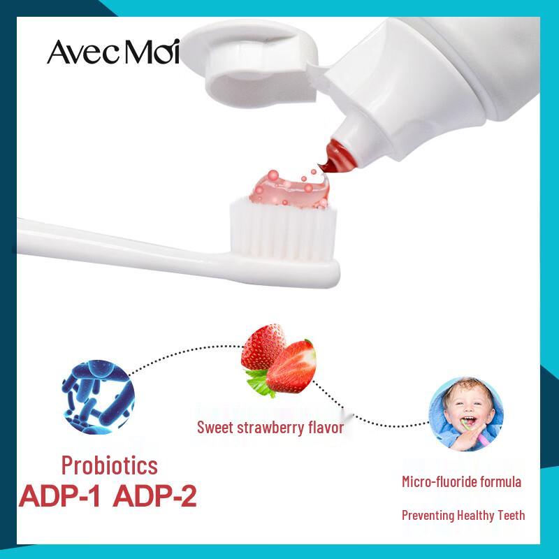 Avec Moi Probiotic Kids Toothpaste (Low Fluoride)