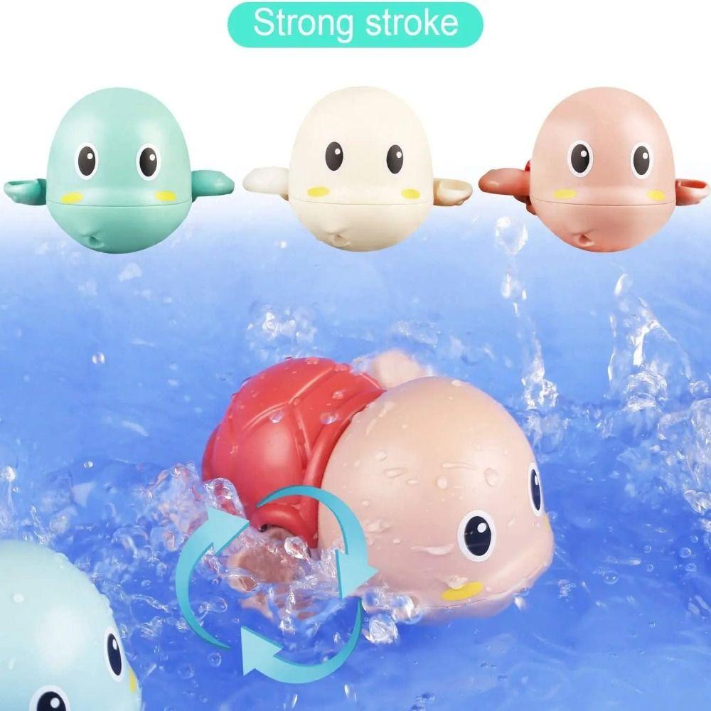 Water Playing Baby Bath Toys Floating Clockwork Bathing Toy Swimming Turtle Toy  Kids Toy
