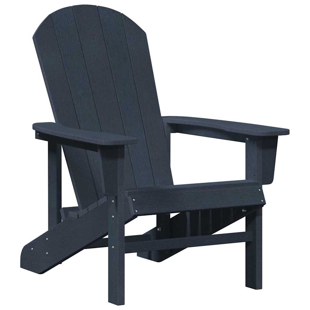 Adirondack Chair Marine Blue 82 X 74 X 92 Cm HDPE