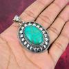 Arizona Turquoise Gemstone Pendant, 925 Solid Sterling Silver Pendant Jewelry, Handmade Antique Jewelry Gift For Mother