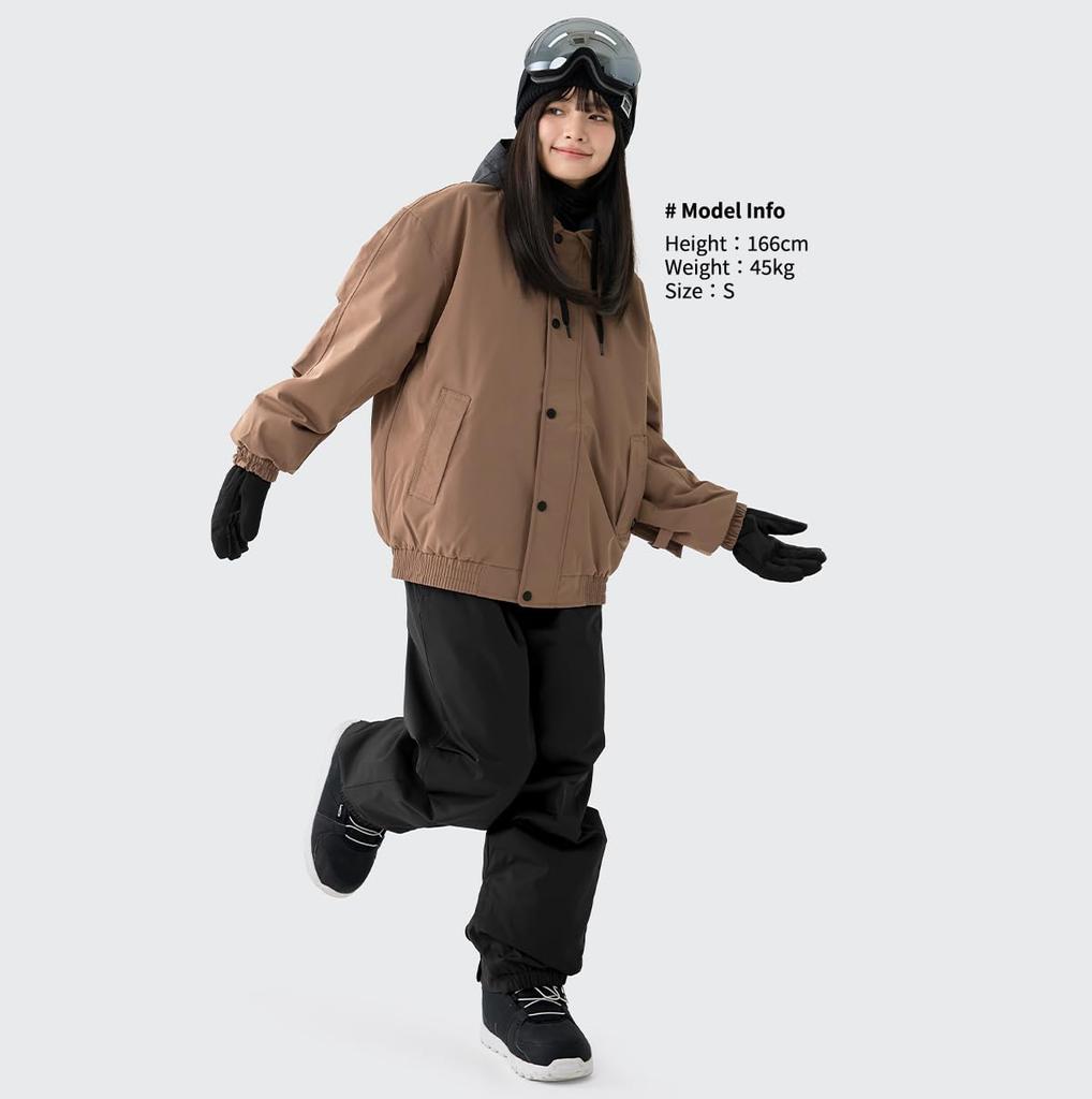 Acrais Snowboard and Ski Jacket Women's (Single Item) Lsw07-wmmk