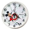 RHYTHM Disney 100th Anniversary Wall Clock Dial Changes In 8MG817MC72 (Mickey Mouse) - Darkness, Silent, White, 28×5.2cm,