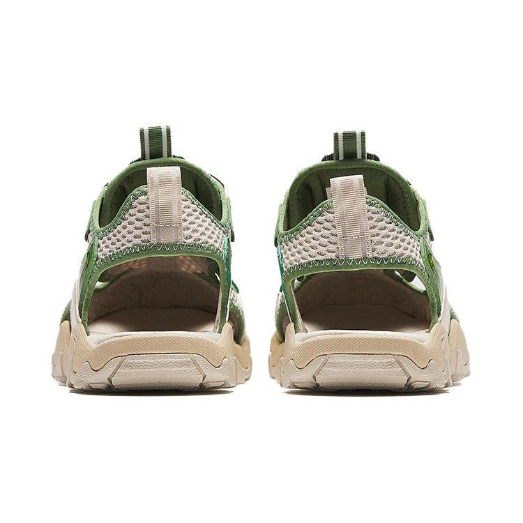 Anta Comfortable Outdoor Rebound Breathable Kids Sandals Kids Sandals White Green A312426909-3